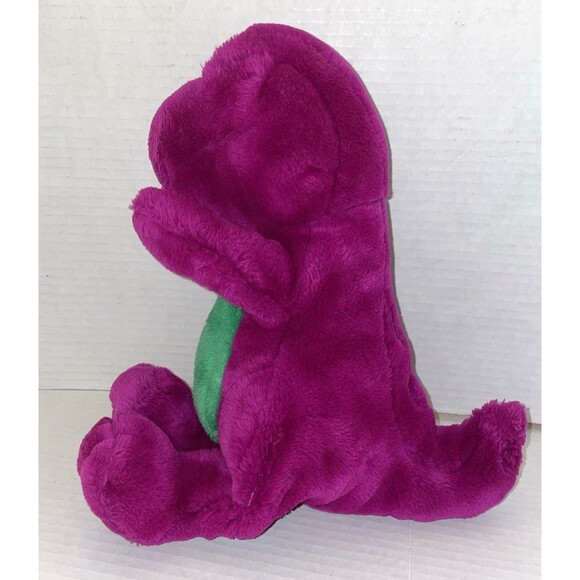 Vintage Barney The Dinosaur 13” Plush 1992 Lyons Group Purple Stuffed Animal Toy - Picture 3 of 9